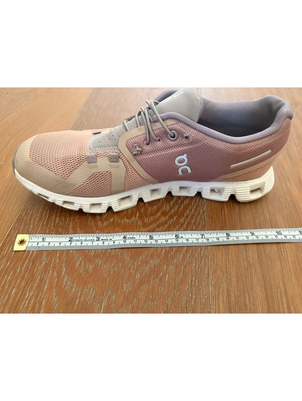 On Running Pink Mesh Athletic Sneakers Lightweight Comfort US 9